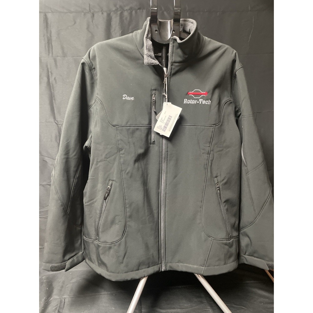 North End Softshell Jacket Mens XL Black Rotor-Tech UTK Warm.Logik NWT